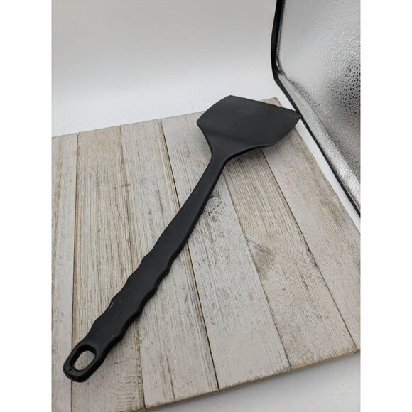 Farberware Solid Spatula Turner Flipper Black Nylon Plastic 14" - Picture 4 of 8